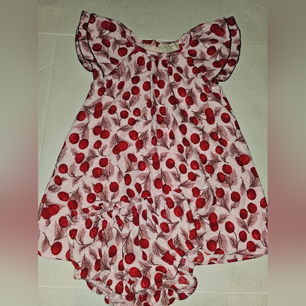 Kate Spade Cherry Print Dress SZ 24 Months 🍒